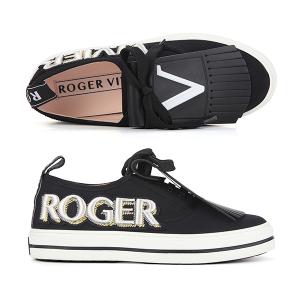Roger Vivier Colmy Vivier RV Patch Sneakers Black