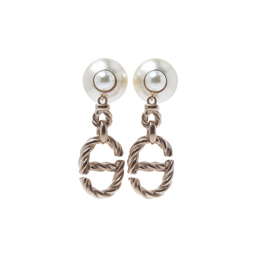 [Christian Dior] [23SS] Women's CD Pearl Earring