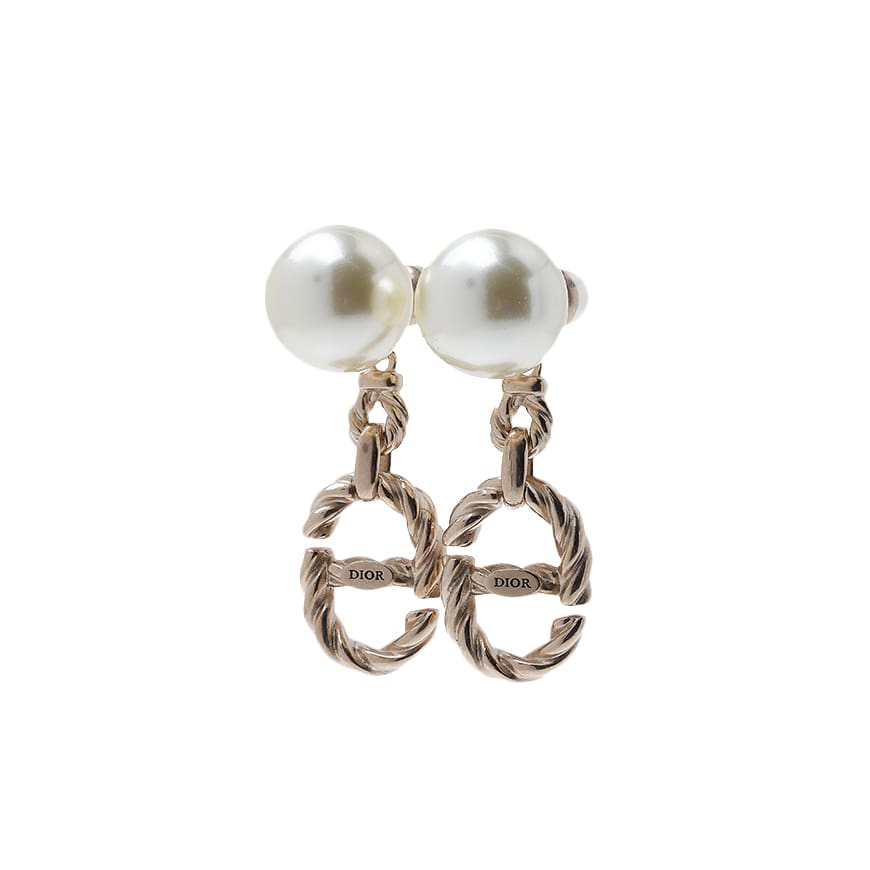 [Christian Dior] [23SS] Women's CD Pearl Earring