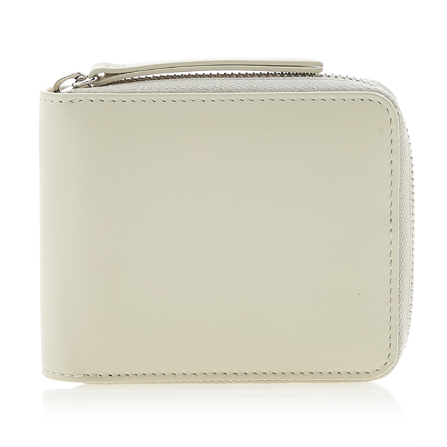 stitch zip-around bi-fold wallet