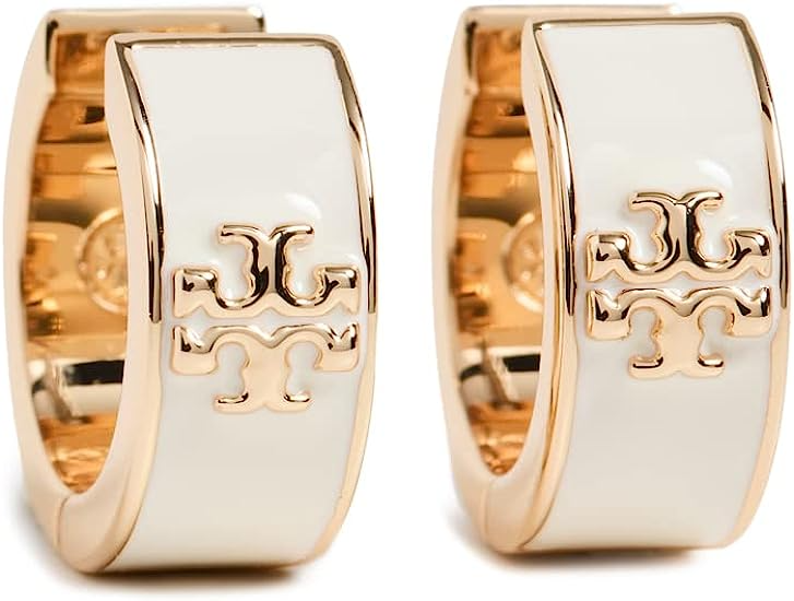 [Tory Burch] Kira Enamel Hedge Hoop Women's Earring