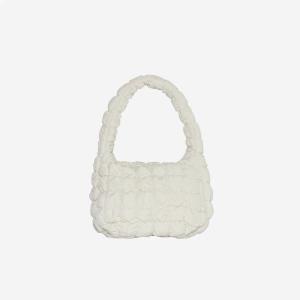 COS Quilted Mini Bag Cream