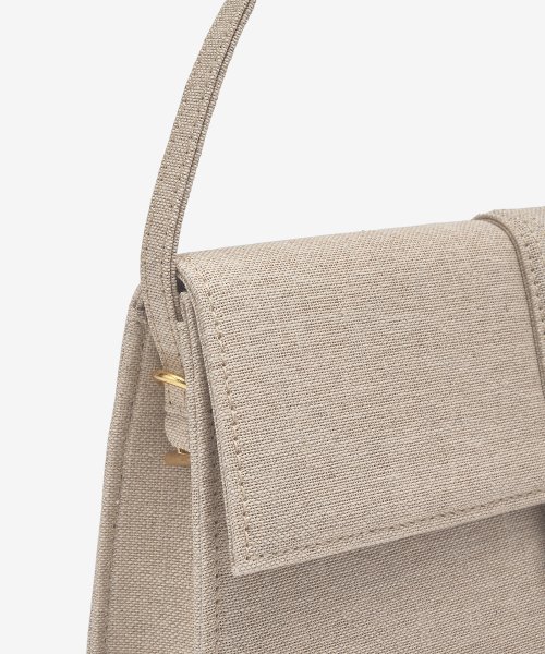 Women's Le Bambino Long Shoulder Bag - Light Gray