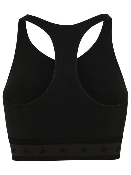 laceback bra top black