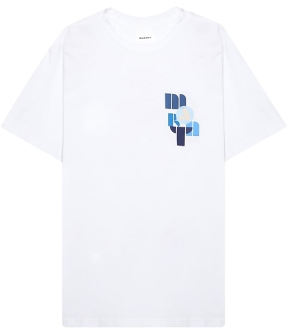 Jaffer logo short-sleeved T-shirt WHITE