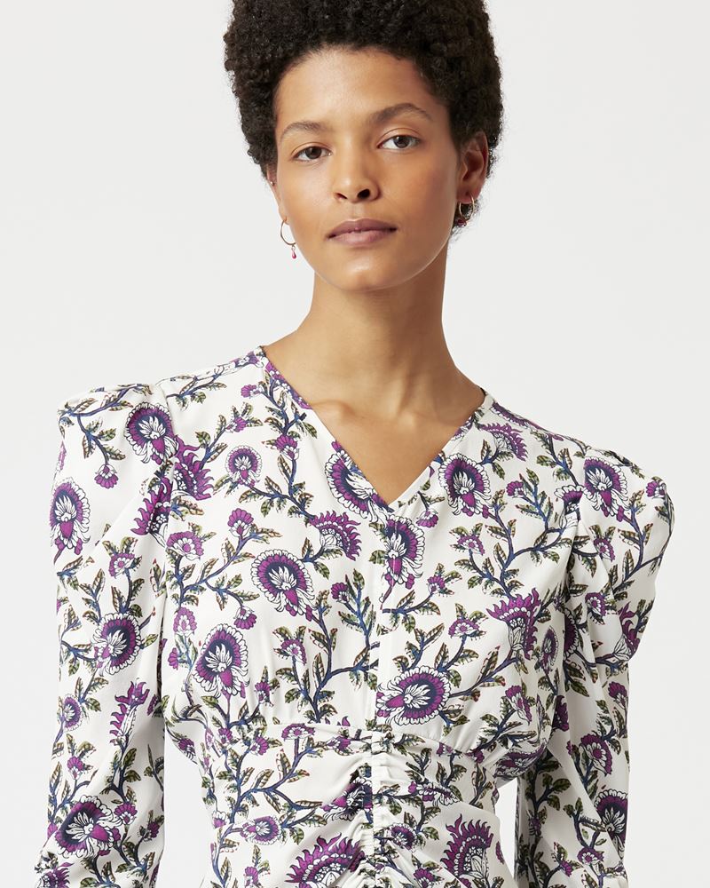 ALBI floral midi dress
