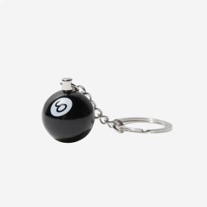 Stussy 8 Ball Keychain Black