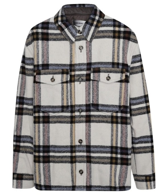 ERVEYH shirt jacket IVORY