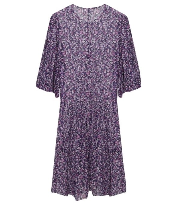 Rarillie floral mini dress PURPLE