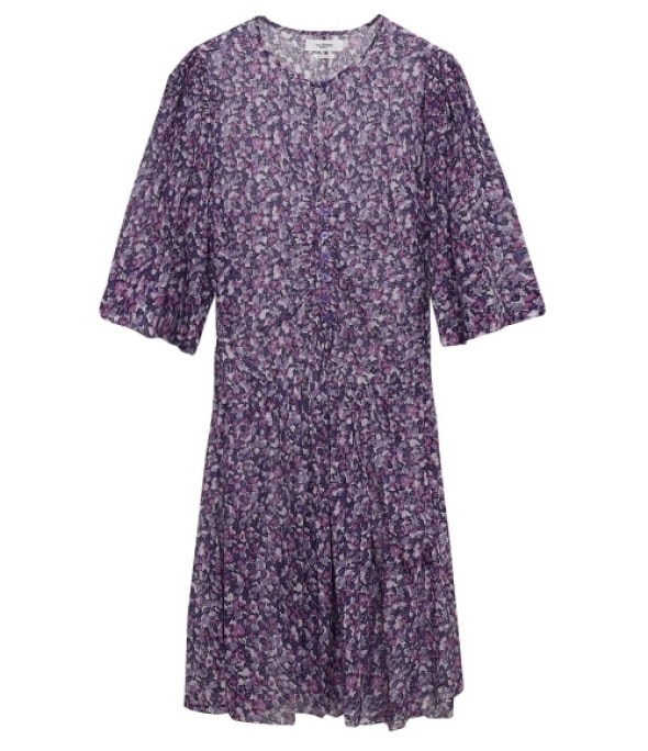 Rarillie floral mini dress PURPLE