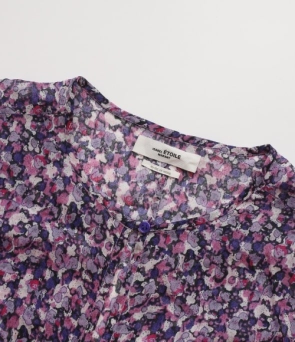 Rarillie floral mini dress PURPLE