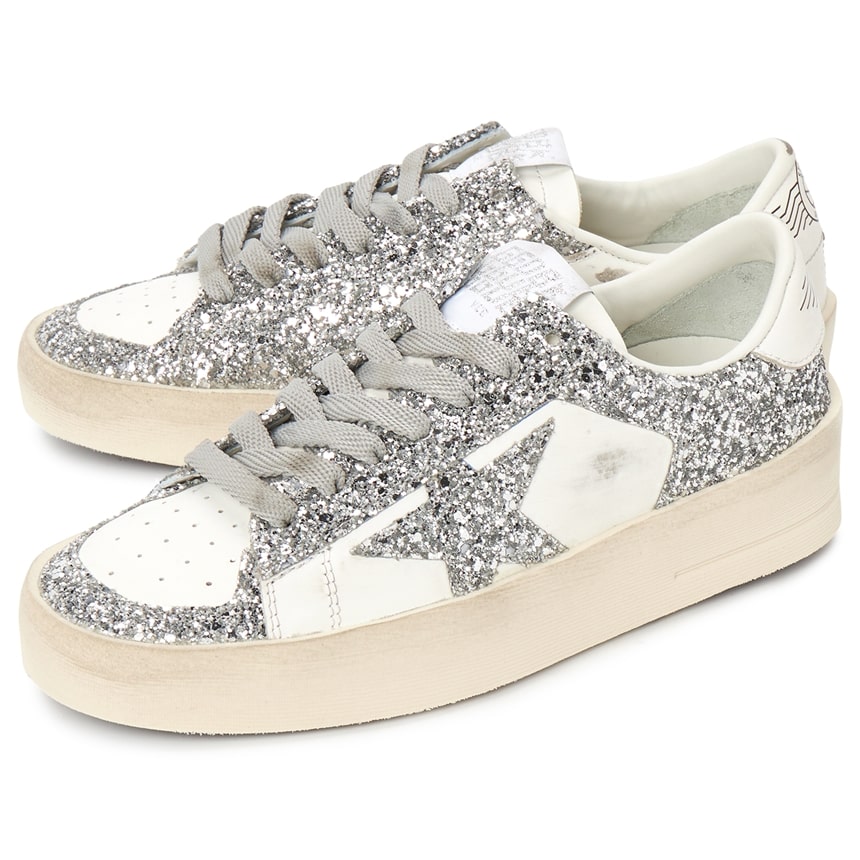 Embellished leather Stardan sneakers 