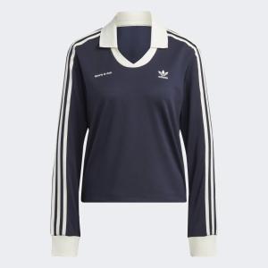 Adidas x Sporty & Rich Long Sleeve Football Jersey Legend Ink - US Sizing