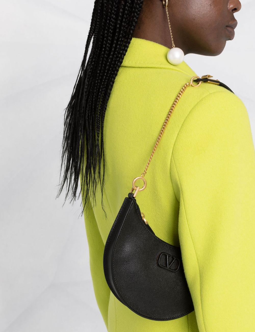 V logo hobo bag