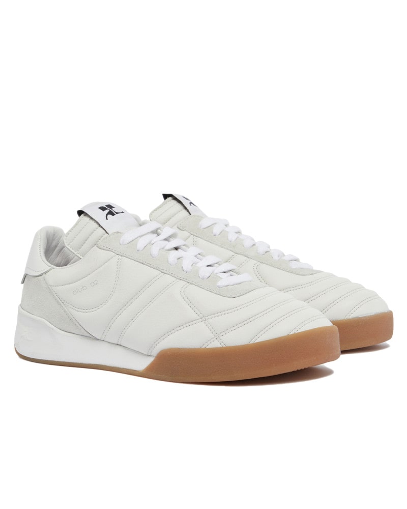 Club 02 Leather Sneakers white