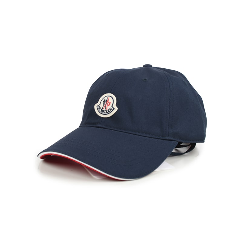 logo patch baseball cap navy