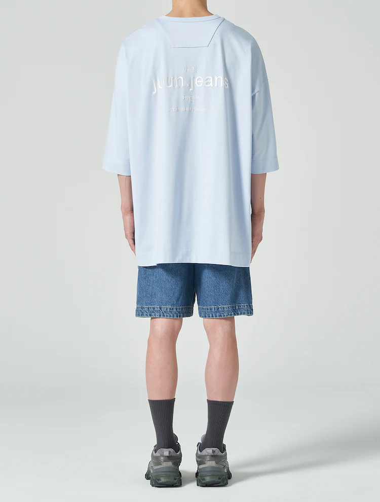 Overfit Short Sleeve T-Shirt - Sky Blue