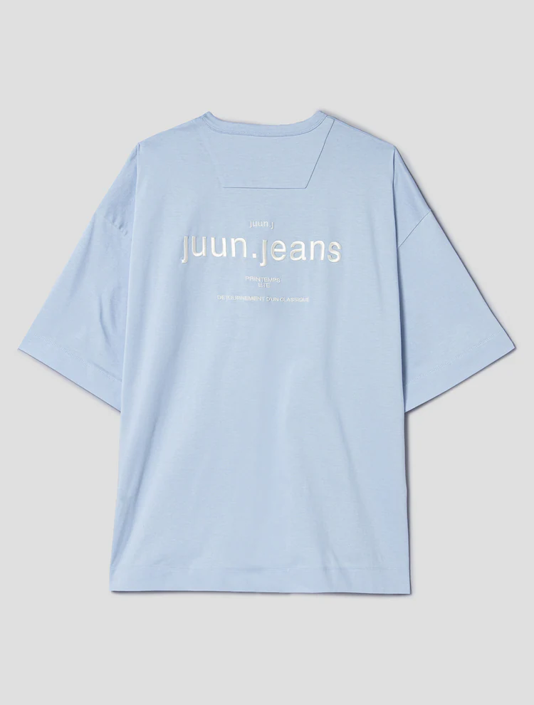 Overfit Short Sleeve T-Shirt - Sky Blue