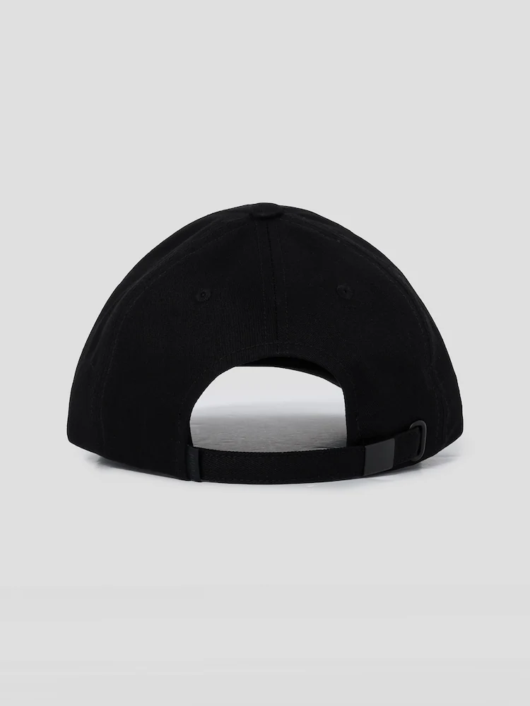 JUUN.J Mini Embroidery Ball Cap - Black (Pink Embroidery)