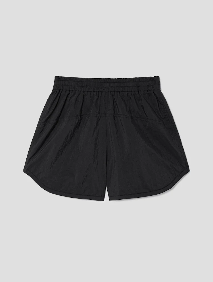 Nylon Track Shorts - Black