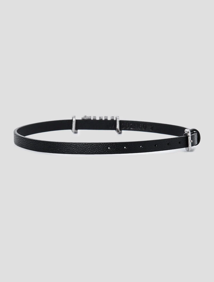 Silverpoint Leather Bracelet - Black/Silver