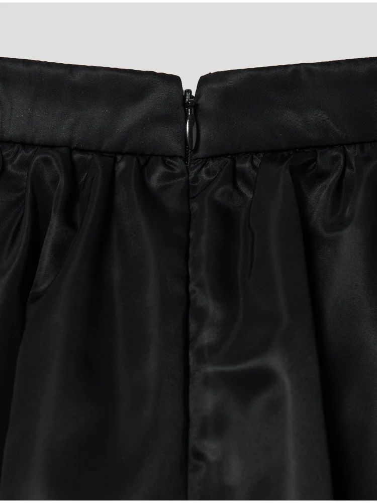 MA-1 Long Skirt - Black