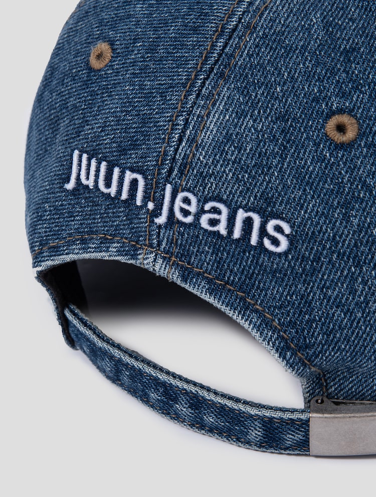 JUUN.JEANS Logo Denim Ball Cap - Blue