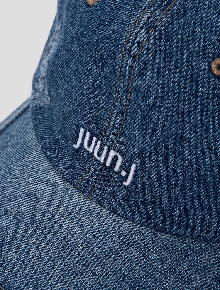 JUUN.JEANS Logo Denim Ball Cap - Blue