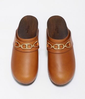 LES BOIS CELINE CLOG IN CALFSKIN
