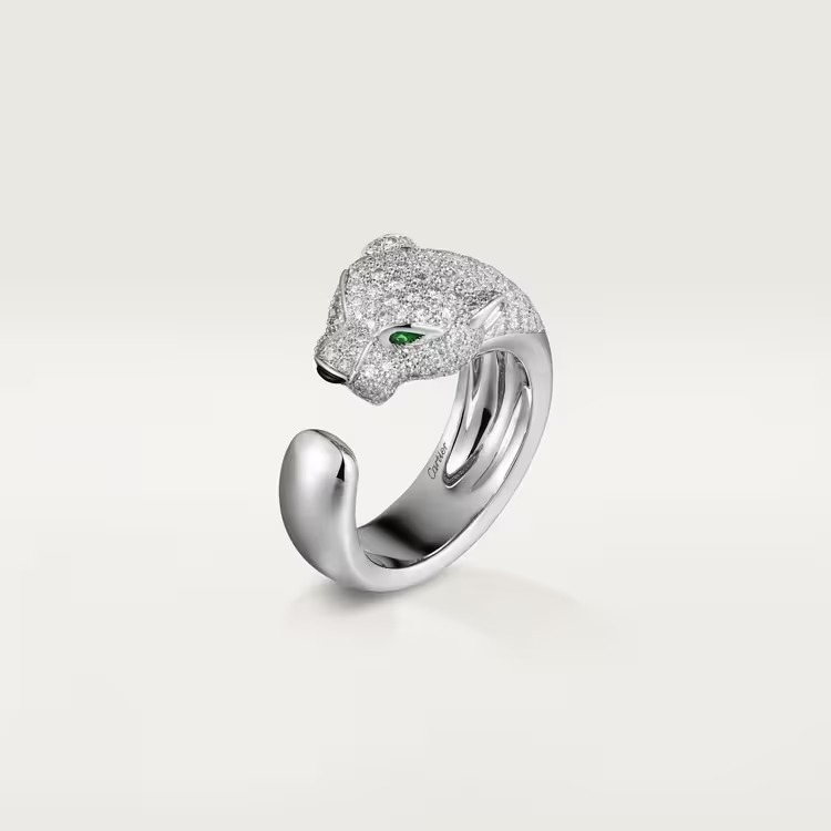 PANTHER DE CARTIER RING white gold