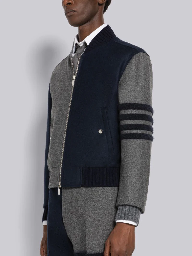 MULTI-PANEL ZIP-UP JACKET