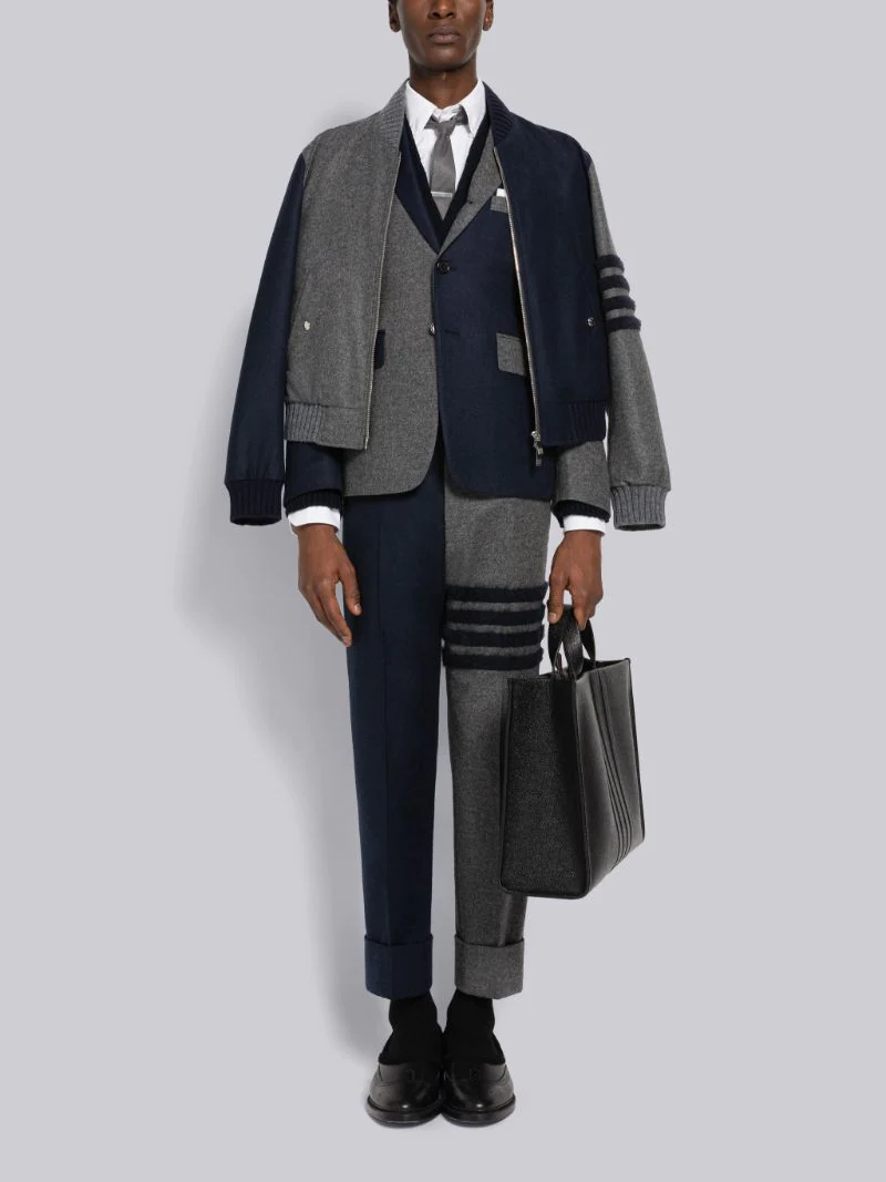 MULTI-PANEL ZIP-UP JACKET