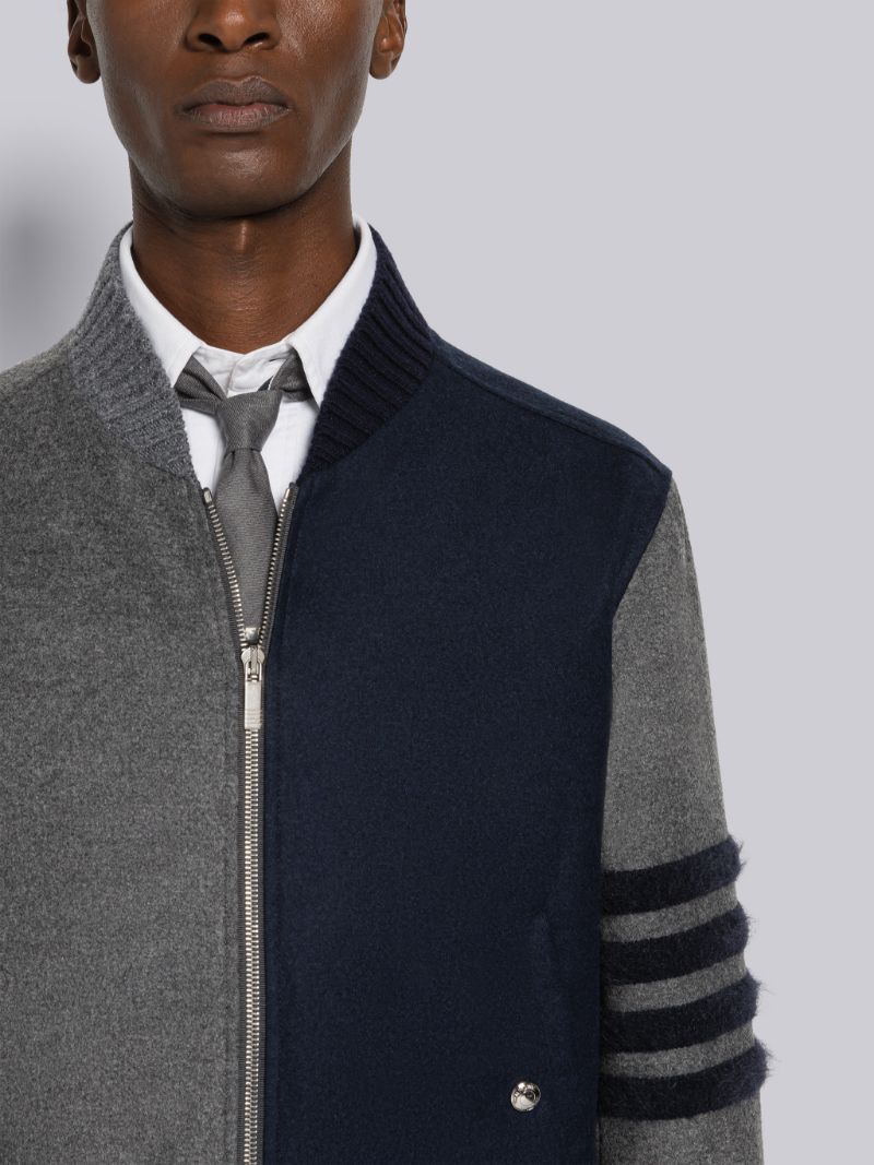 MULTI-PANEL ZIP-UP JACKET
