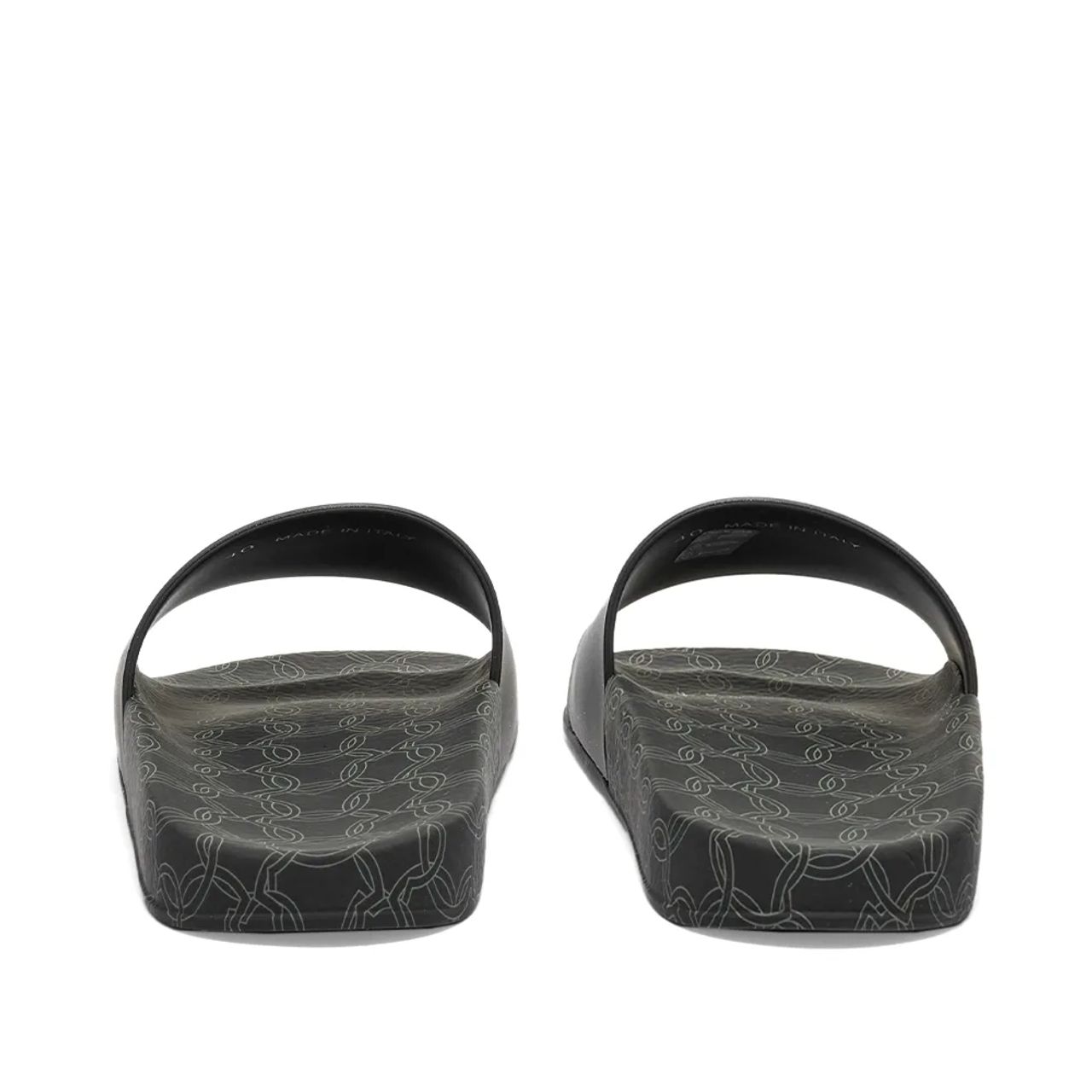 Jeanne logo slippers black