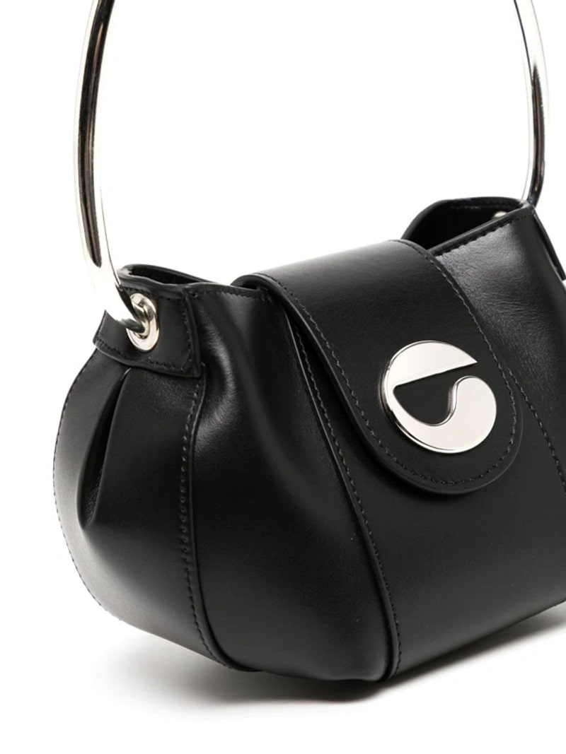 Large Ring Pouch Bag black