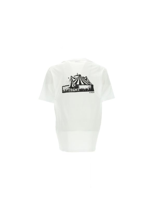 Moncler X Fragment Circus Print Short Sleeve T-shirt white