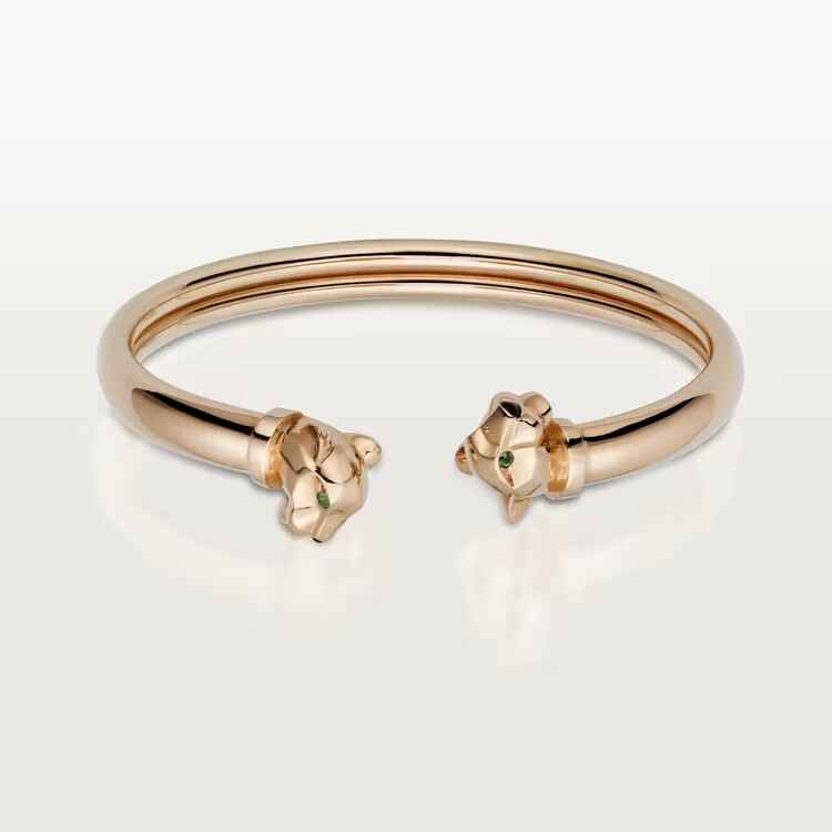  PANTHER DE CARTIER BRACELET pink gold.onyx