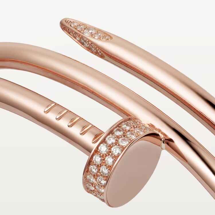 JUSTE UN CLOU BRACELET pink gold, diamonds