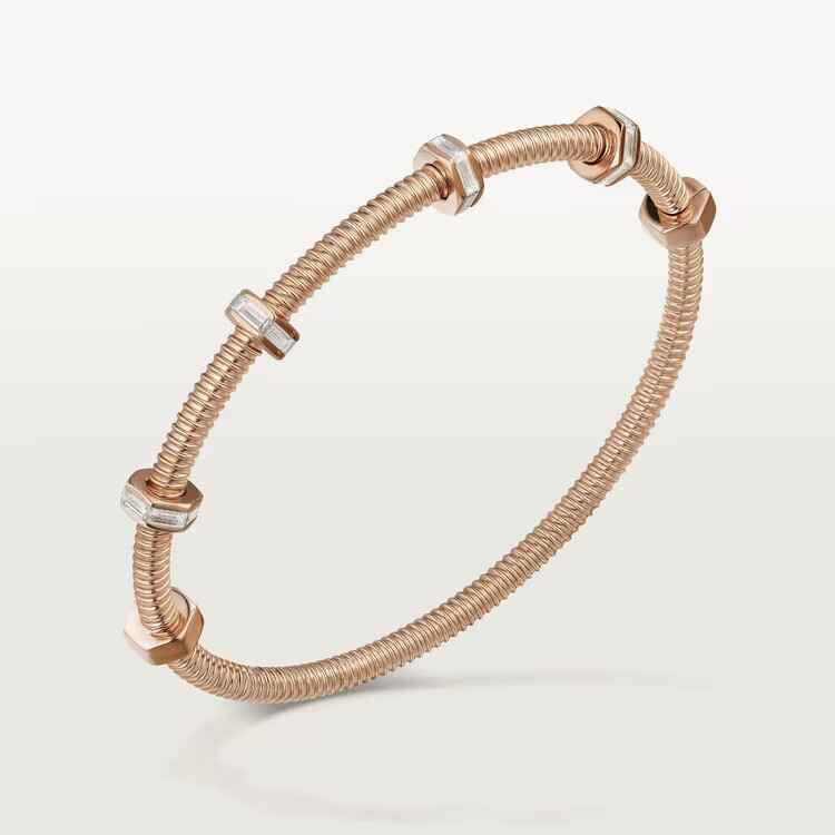 ECRU DE CARTIER BRACELET pink gold, diamonds