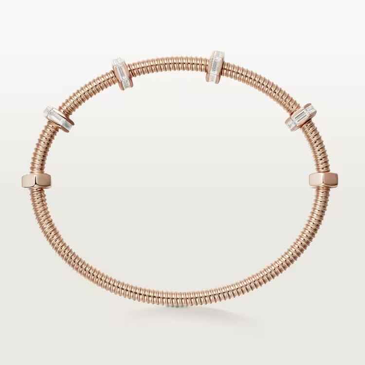 ECRU DE CARTIER BRACELET pink gold, diamonds