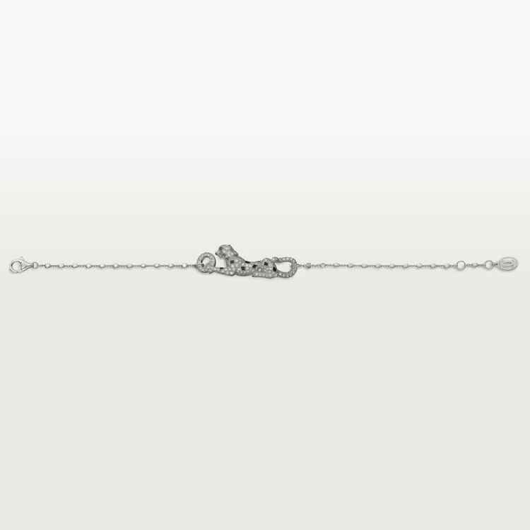 PANTHER DE CARTIER BRACELET white gold, black lacquer