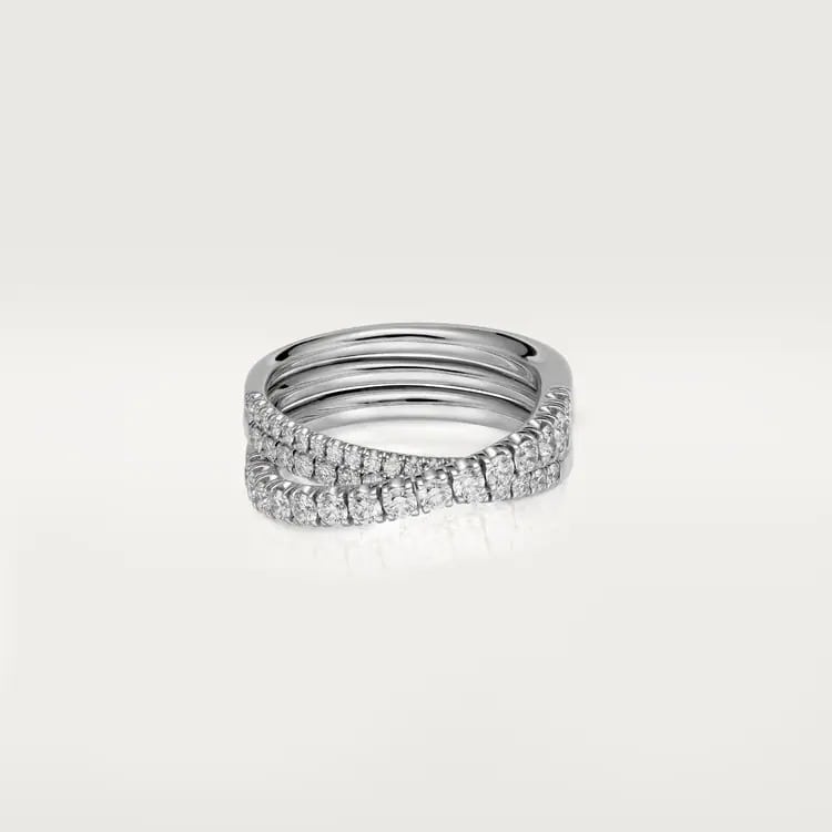 ETHANSEL DE CARTIER RING gold white