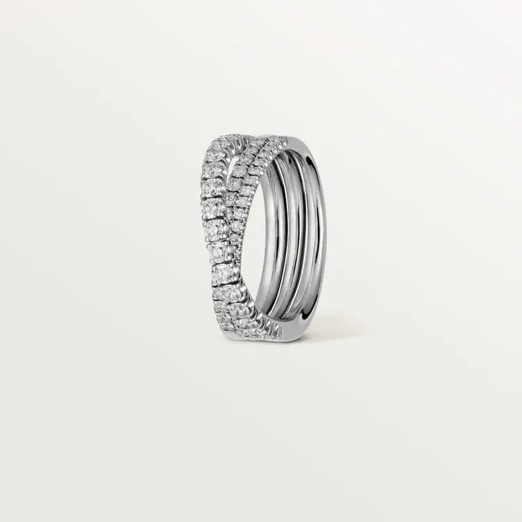 ETHANSEL DE CARTIER RING gold white
