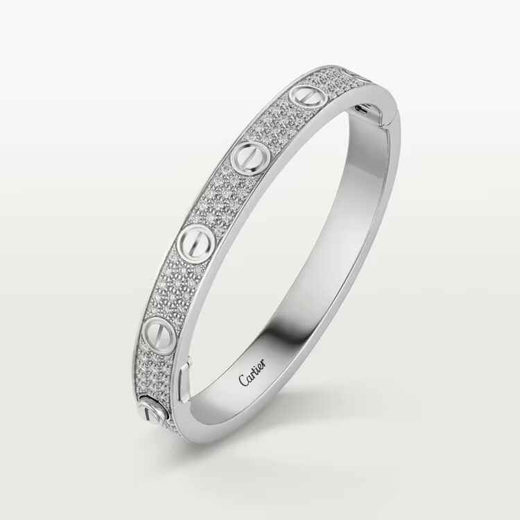 LOVE BRACELET with 204 brilliant-cut diamonds