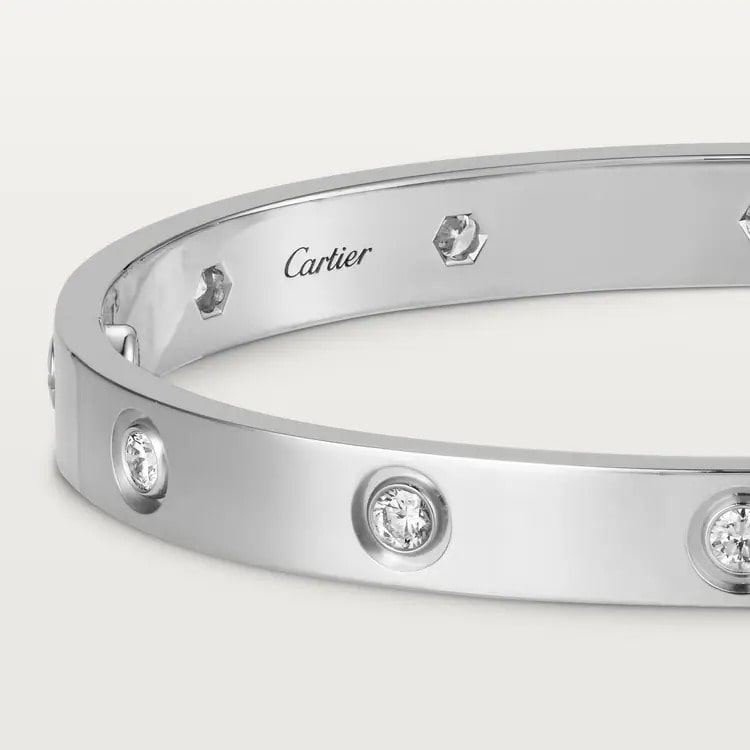 LOVE BRACELET, 10 DIAMONDS