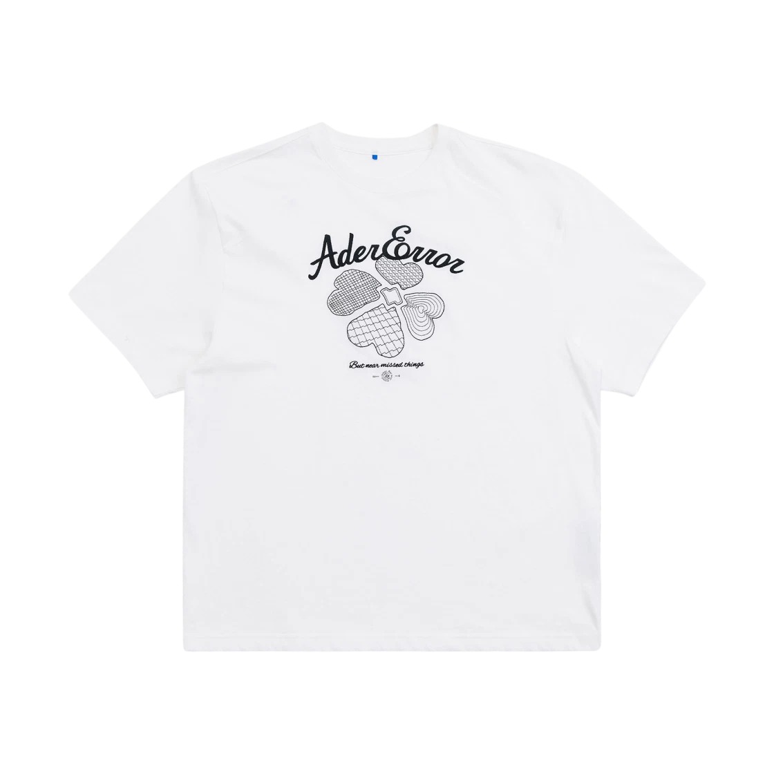 Ader Error Tever Logo T-Shirt White