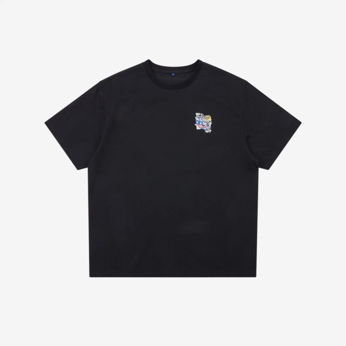トップス ADERERROR Space 1.0 Hongdae T-ShirtBlack Ader Error Space 1.0 Hongdae T-Shirt Black