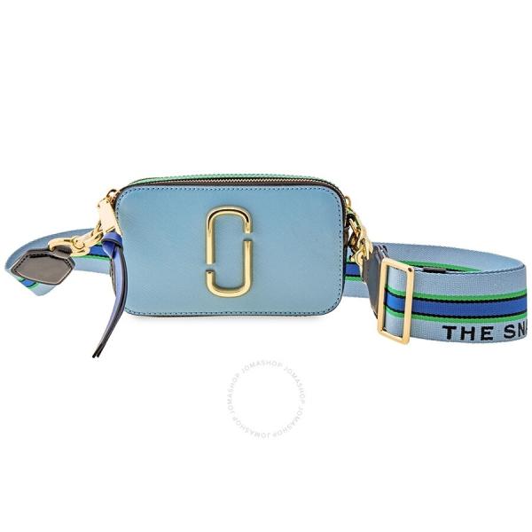 Marc Jacobs The Snapshot Small Camera Bag- Misty Blue Multi