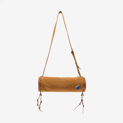 Ader Error x Zara Stitch Split Suede Crossbody Bag Ochre