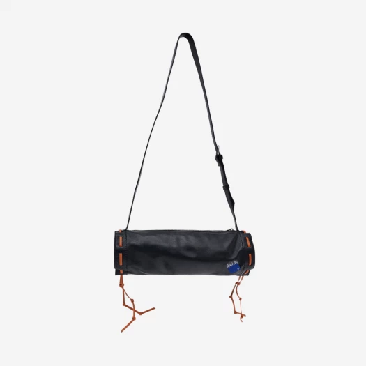 Ader Error x Zara Stitch Leather Crossbody Bag Black